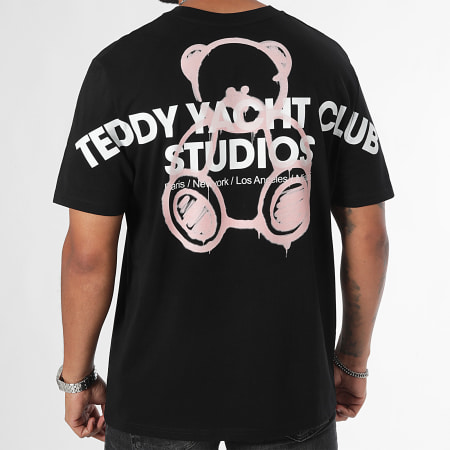 Teddy Yacht Club - Tee Shirt Oversize Large Studios Full Zwart