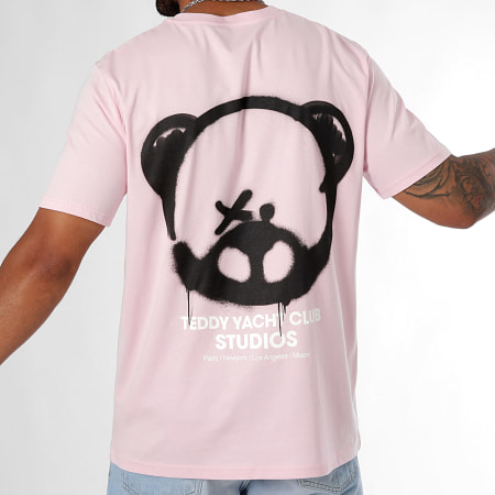 Teddy Yacht Club - Oversized T-shirt Groot Studios Head Roze