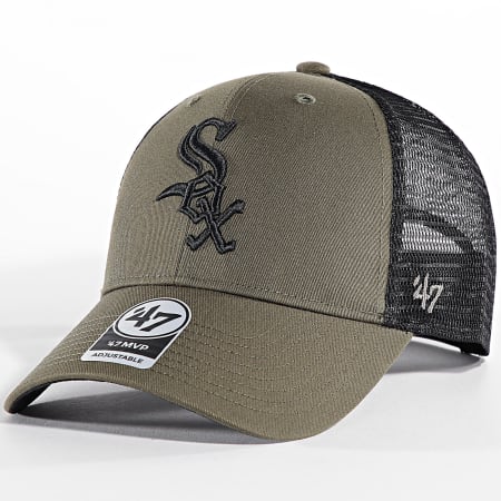 '47 Brand - MVP SOX Cappello Trucker Verde Khaki Nero