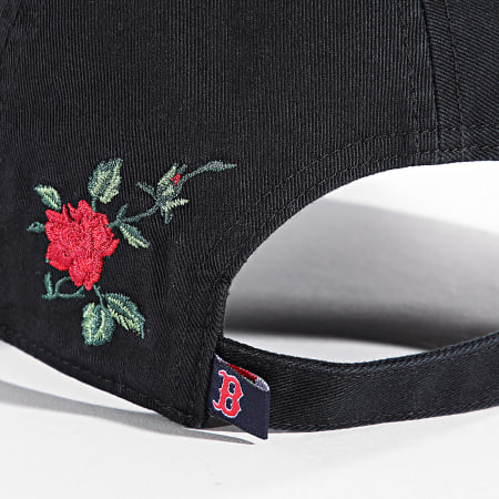 Cappello Boston Red Sox nero floreale