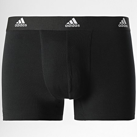 Adidas Sportswear - Set di 3 boxer IU8669 Nero Bianco Blu Reale