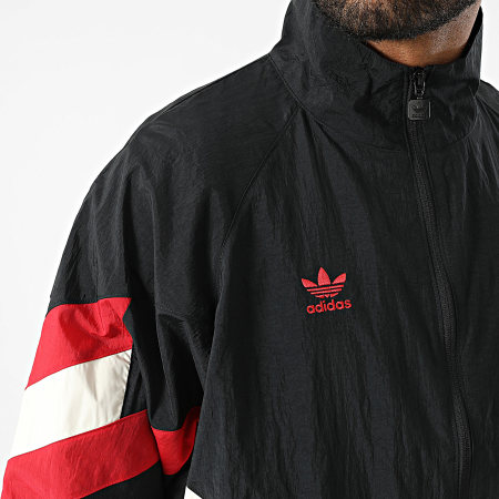 Adidas Originals - Veste Zippée MUFC IS6525 Noir Rouge Blanc