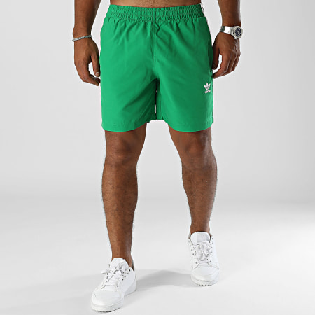 Adidas Originals - Short De Bain A Bandes Ori 3 Stripes IY1552 Vert