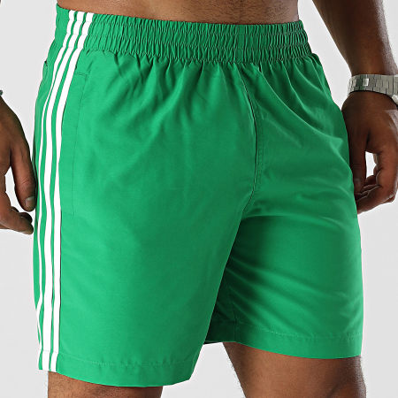 Adidas Originals - Short De Bain A Bandes Ori 3 Stripes IY1552 Vert