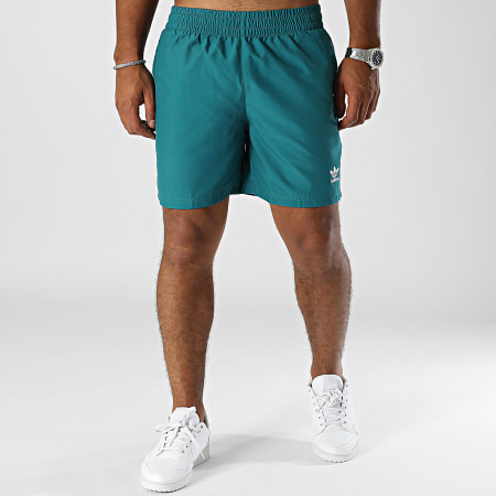 Adidas Originals - Pantaloncini da bagno Ori Solid IY1568 Blu petrolio