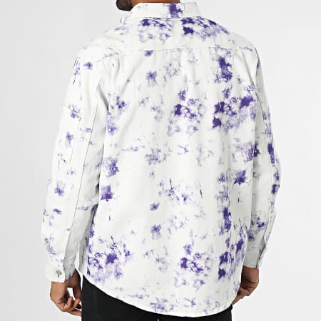 ADJ - Chaqueta vaquera violeta blanca