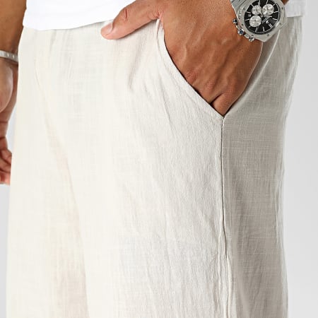 Frilivin - Pantalones relaxed fit Beige claro