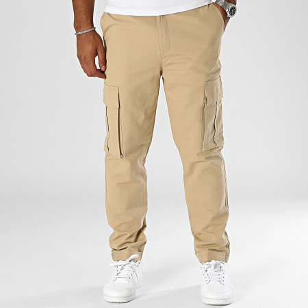 Frilivin - Pantalones Cargo Beige