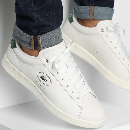 Baskets Carnaby Set 224 Off White Dark Green