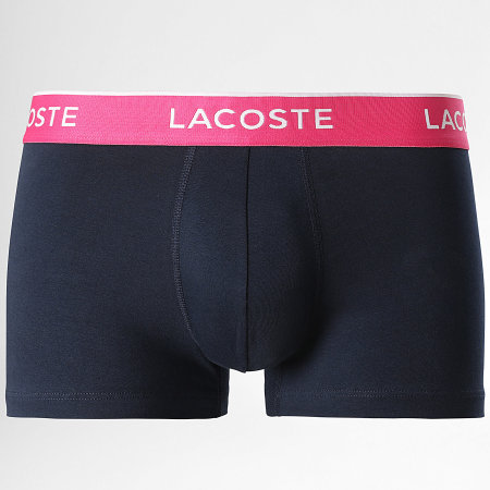 Lacoste - Set van 3 klassieke marine boxershorts