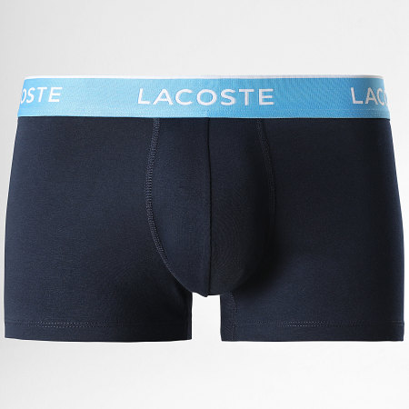 Lacoste - Set di 3 boxer classici in blu scuro