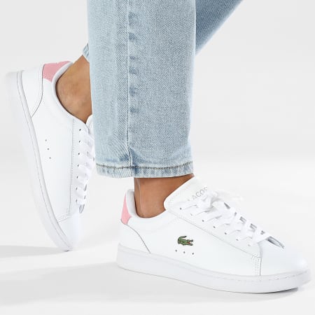 Lacoste - Baskets Femme Carnaby Set 224 White Light Pink
