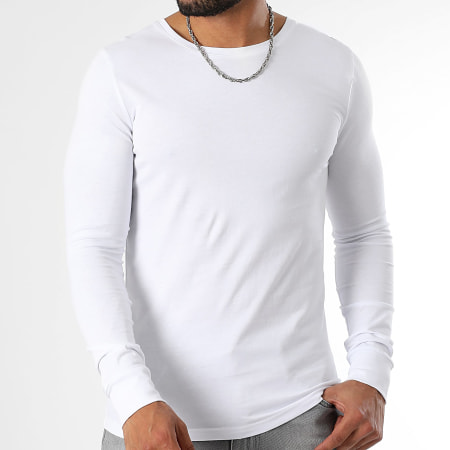 LBO - Lote de 2 camisetas de manga larga 3535 Negro Blanco