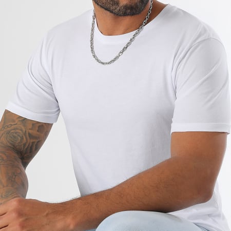 LBO - Tee Shirt Col Rond 3513 Blanc