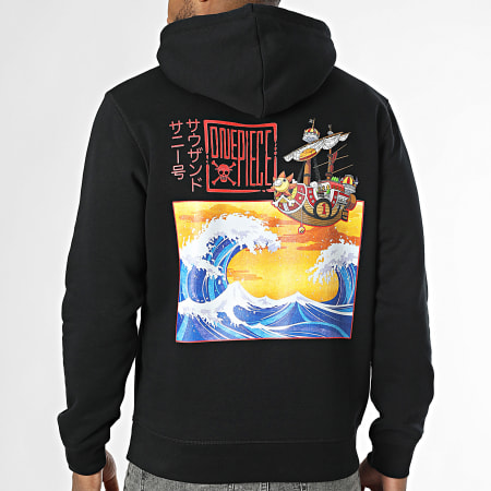 One Piece - Sudadera Kanagawa Negra