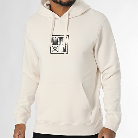 One Piece - Sudadera con capucha Kanagawa Beige