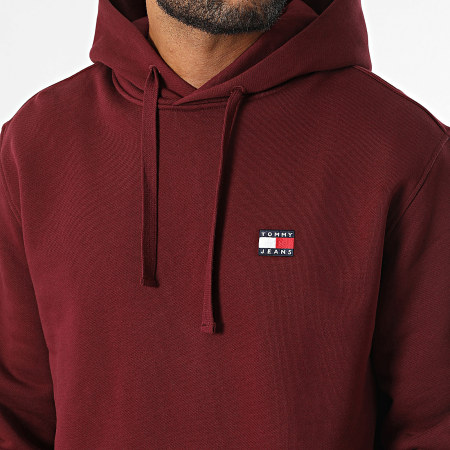 Tommy Jeans - Badge Hoodie 7988 Bordeaux