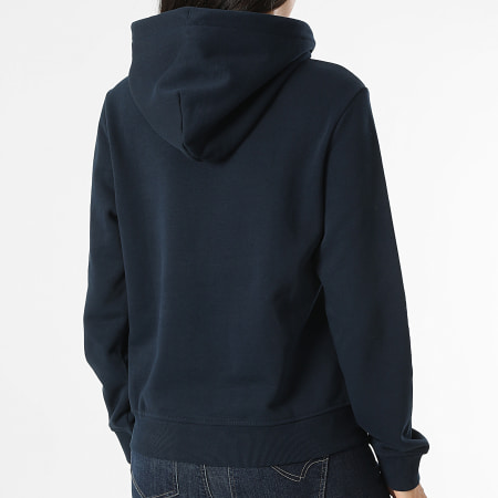 Tommy Jeans - Sudadera de mujer con capucha Regular Linear 7324 Azul marino