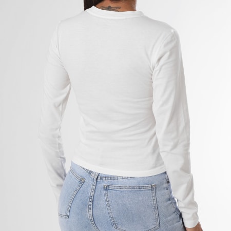 Tommy Hilfiger - 5636 Women's Long Sleeve Tee Shirt Blanco