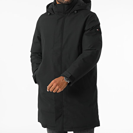 Tommy Hilfiger - Parka Gewatteerd Tech 7369 Zwart