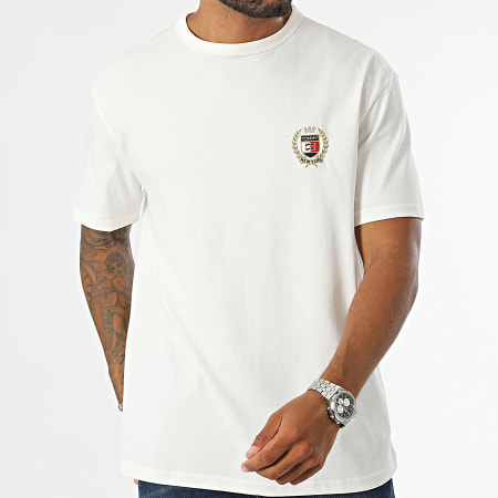 Tommy Jeans - Tee Shirt Crest Flag 9687 Beige