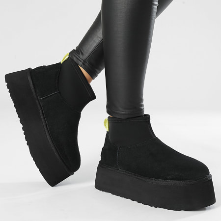 UGG - Stivali Donna W Classic Mini Dipper 1168170 Nero