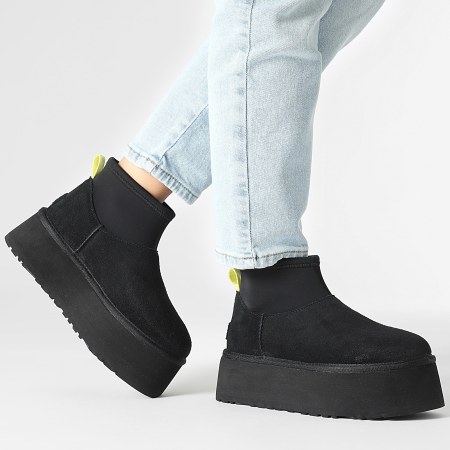 UGG - Botas Mujer W Classic Mini Dipper 1168170 Negro