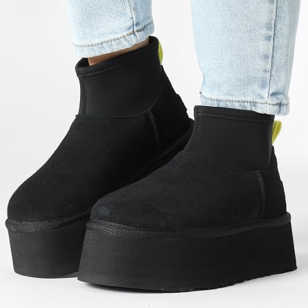 UGG - Stivali Donna W Classic Mini Dipper 1168170 Nero - Ryses
