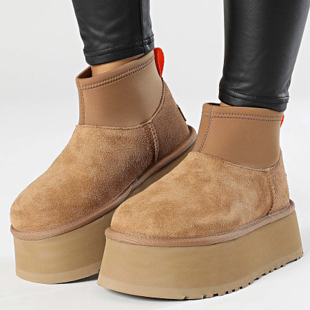 UGG - Botas Mujer W Classic Mini Dipper 1168170 Castaño