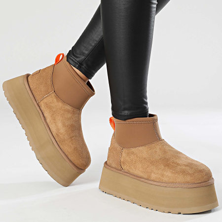 UGG - Botas Mujer W Classic Mini Dipper 1168170 Castaño