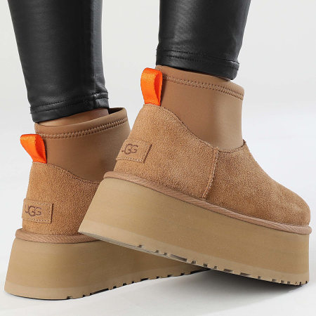 UGG - Dames Laarzen Classic Mini Dipper 1168170 Kastanje