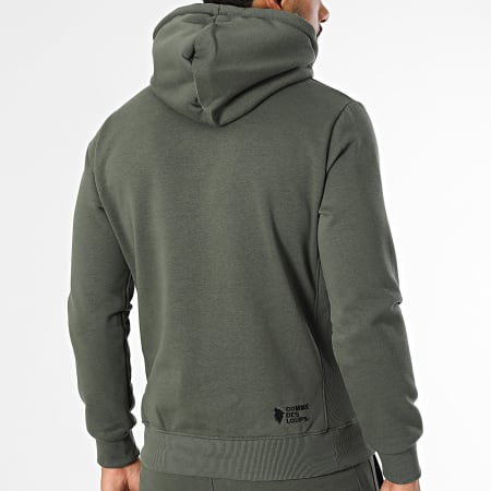 Comme Des Loups - Ensemble De Survetement Manhattan Vert Kaki Foncé