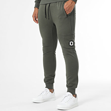 Comme Des Loups - Ensemble De Survetement Manhattan Vert Kaki Foncé