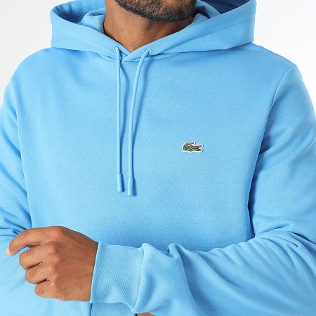 Sudadera lacoste azul claro shop