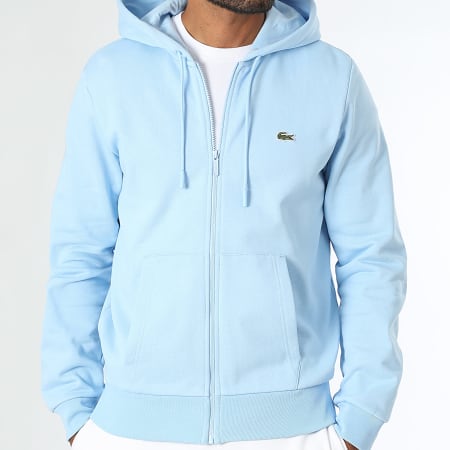 Sweat zippé capuche lacoste on sale