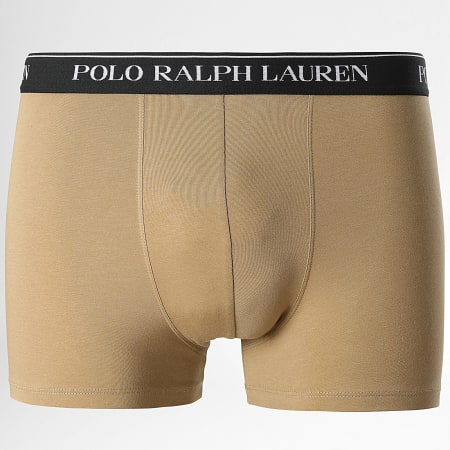 Polo Ralph Lauren - Juego De 3 Calzoncillos Caqui Verde Camel Negro