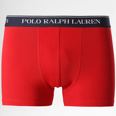 Polo Ralph Lauren - Set van 3 Koningsblauwe Marine Rode Boxershorts