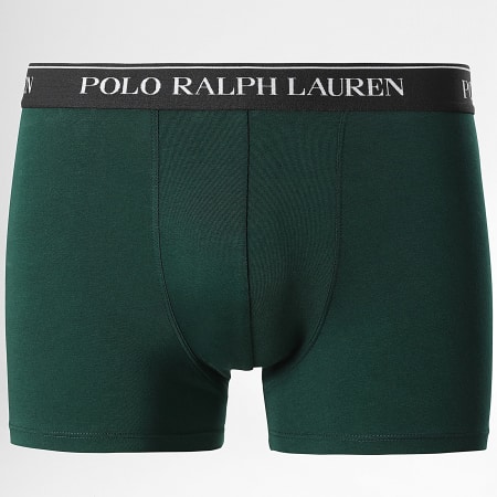 Polo Ralph Lauren - Lot De 3 Boxers Vert Vert Foncé Noir