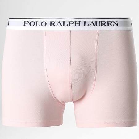 Polo Ralph Lauren - Juego De 3 Boxers Blanco Rosa Marino