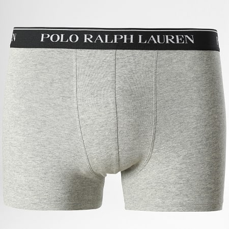 Polo Ralph Lauren - Lot De 5 Boxers Noir Gris Chiné Vert Kaki Camel