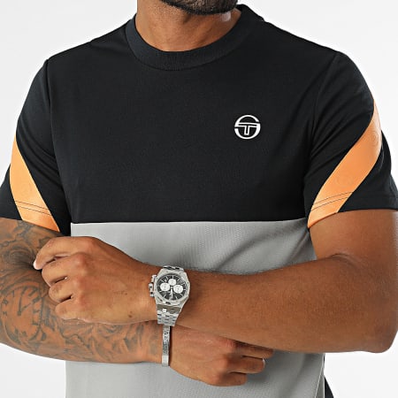 Sergio Tacchini - Camiseta Diagonalley 40772 Negro Gris