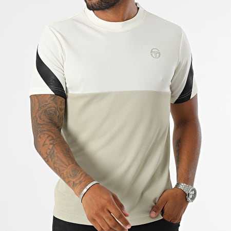 Sergio Tacchini - Camiseta Diagonalley 40772 Beige Verde Caqui Claro