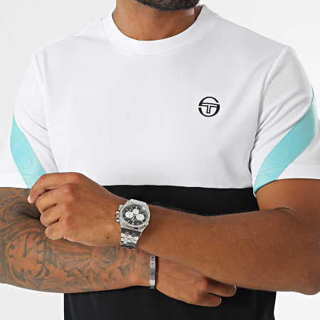 Sergio Tacchini - Camiseta Diagonalley 40772 Blanco Azul Marino