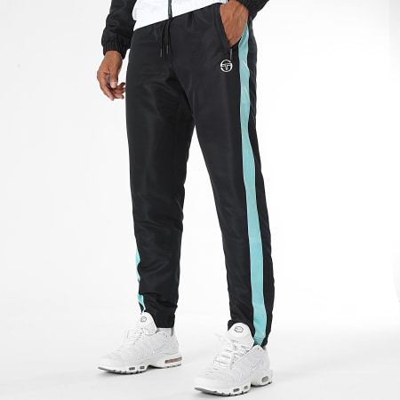 Sergio Tacchini - Diagonalley 40778 Tuta da ginnastica a righe nere