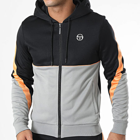 Sergio Tacchini - Ensemble De Survetement Diagonalley 40779 Noir Gris