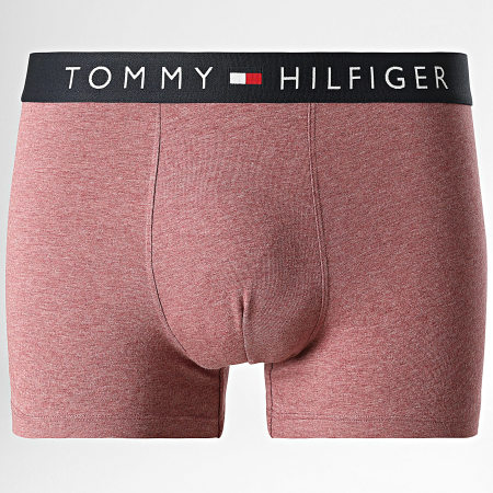 Tommy Hilfiger - Lot De 3 Boxers Print 3399 Rouge Chiné Rouge Clair Chiné