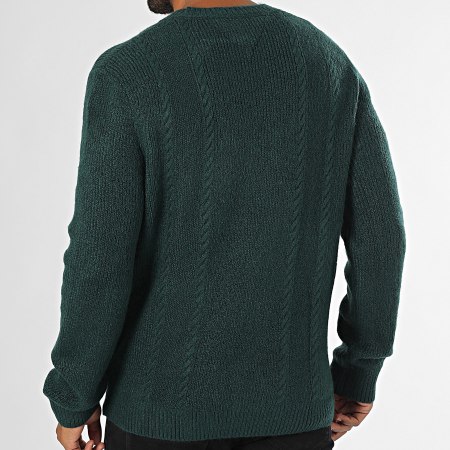 Tommy Jeans - Jersey de cable 9440 Verde