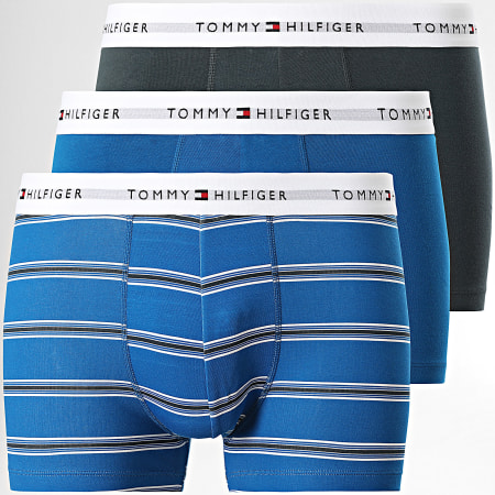 Tommy Hilfiger - Lot De 3 Boxers 2768 Bleu Roi Gris Anthracite