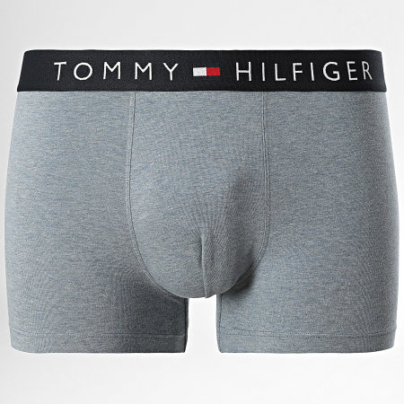 Tommy Hilfiger - Set van 3 boxers Print 3399 Lichtblauw Heather Navy Heather