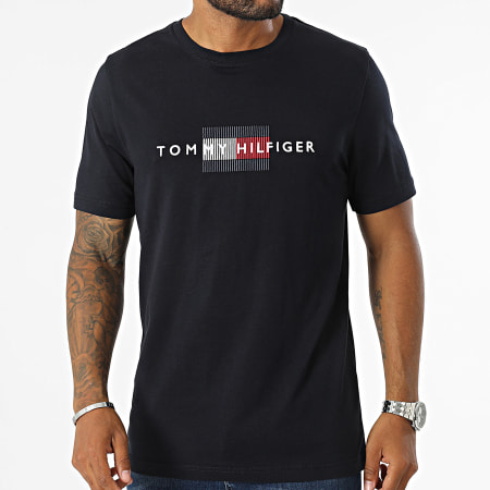 Tommy Hilfiger - Camiseta Flag Embro 6455 Navy